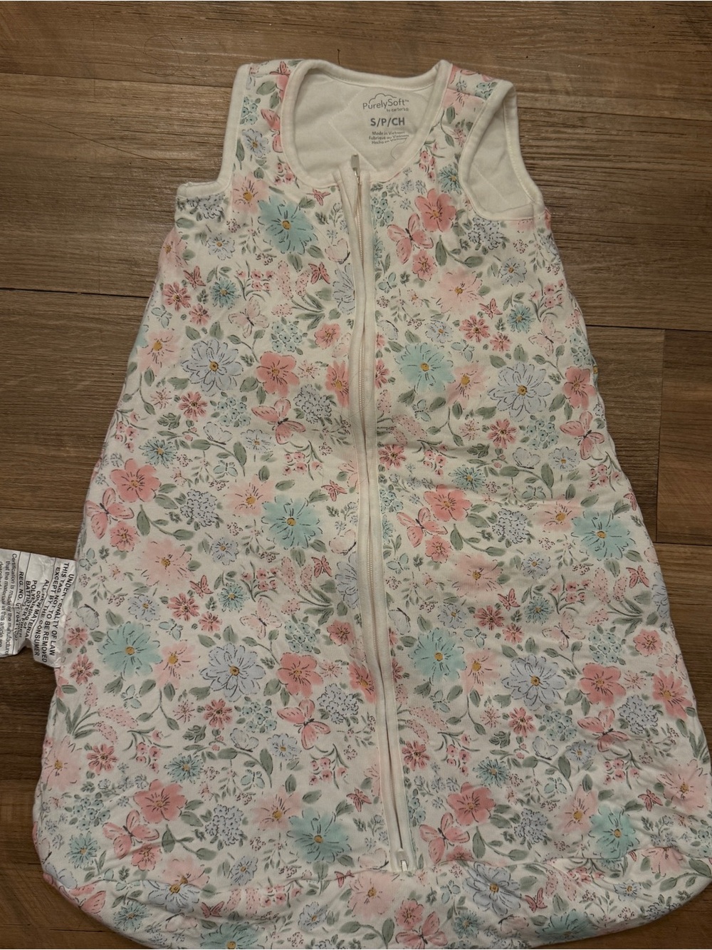 Purely Soft Baby Sleep Sack Swaddle Floral